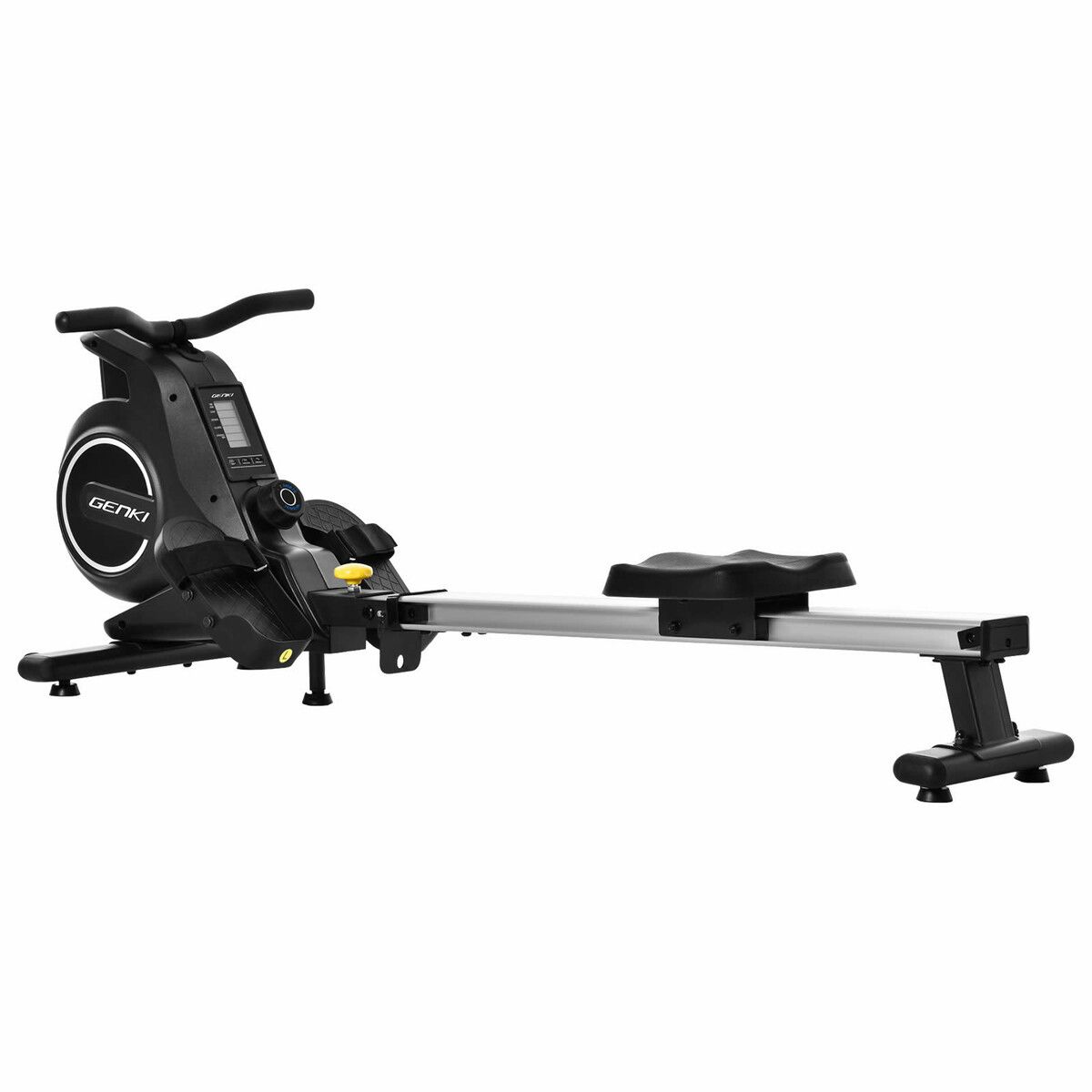Genki Rowing Machine Rower Magnetic Resistance Workout Foldable Home ...