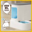 2 IN 1 Pet Automatic Feeder Cats Food Bowl Dog Water Dispenser Gravity Fed for Small Large Pets