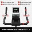 Genki Exercise Magnetic Spin Bike Home Cycling Bicycle Belt Drive Fitness Equipment Resistance Bluetooth App FitShow