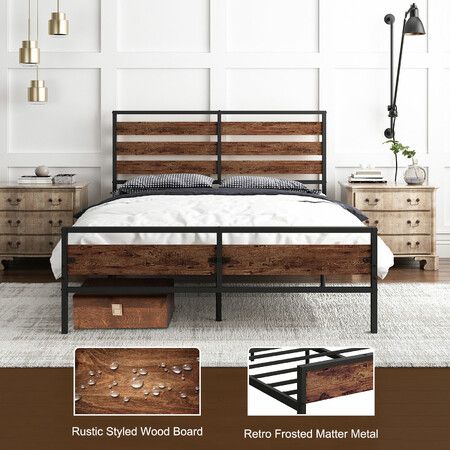 Queen Size Bed Frame Platform Base With, How Many Slats Do You Need For A Queen Size Bed