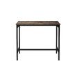 Rectangular High Bar Table Pub Kitchen Dining Outdoor Wood Top Metal Frame 120x50x100CM