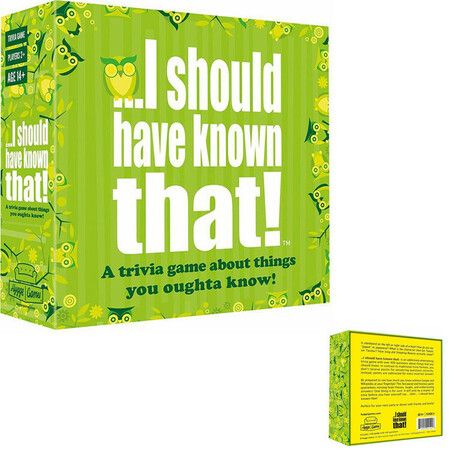 I should have known that! Trivia Game Green, Playing Card Game
