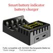 Electric Battery Charger 4 slots smart fast charger with led for rechargeable aa/aaa ni-mh/ni-cd batteries