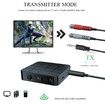 2 In 1 Bluetooth 5.0 Audio Transmitter Receiver 3.5mm Wireless Adapter Stereo Audio Dongle For TV Car /Home Speakers