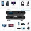 4K Audio Video Capture Card, USB 3.0 HDMI Capture Adapter Card for Game Recording Live Streaming Broadcasting Video Conference