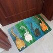 Cute Cat Butt Bedroom Area Rug, Cat Carpet,Cat Tail Non-Slip Absorbent Doormats for Bedroom Living Room Kitchen Bathroom