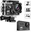 4K 16MP WiFi HD Underwater Waterproof Camera 30M Sports Camcorder with 170 Degree Wide Angle Lens