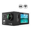 4K 16MP WiFi HD Underwater Waterproof Camera 30M Sports Camcorder with 170 Degree Wide Angle Lens