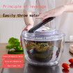 Manual salad spinner vegetable dehydration basket kitchen vegetable washing machine