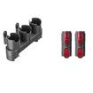 Storage Bracket Holder with 2Pcs Adapters Absolute Vacuum Cleaner Parts Accessories Brush Tool Nozzle Base For Dyson V7 V8 V10 V11