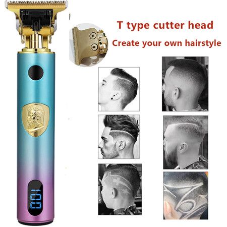 Hair Clipper Electric Hair Cutting Machine USB Rechargeable Trimmer for Men Professional Haircut Clipper Beard Trimmer Shaver