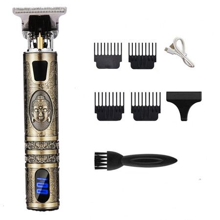 Pro T Outline Clippers Trimmer, Professional 0mm Baldheaded Zero Gapped Trimmer Hair Clipper for Men