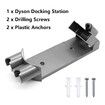 Vacuum Cleaner Docking Station Replacement - Wall Mounted Accessories Bracket Compatible with Dyson V7 V8 Cord-Free Vacuum Cleaners