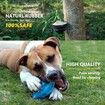 Squeaky Dog Toys for Aggressive Chewer, Durable Rubber Chew Ball