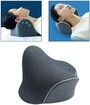 Neck and Shoulder Relaxer Massager Stretcher Massage Pillow Memory Foam Traction Pillow for Pain Relief Device