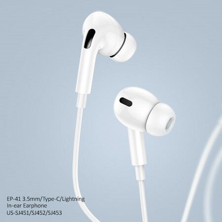 TYPE C Port HiFi Stereo In-ear Earphone For iPhone Tablets Laptop Computer MP3