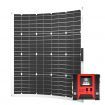 12V 200W Flexible Solar Panel + 4 USB Charge Power Caravan Camping Battery