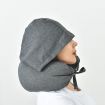 Travel Pillow Hooded Neck Chin Support Head Pillow Airplane Car Office Home Rest Sleeping