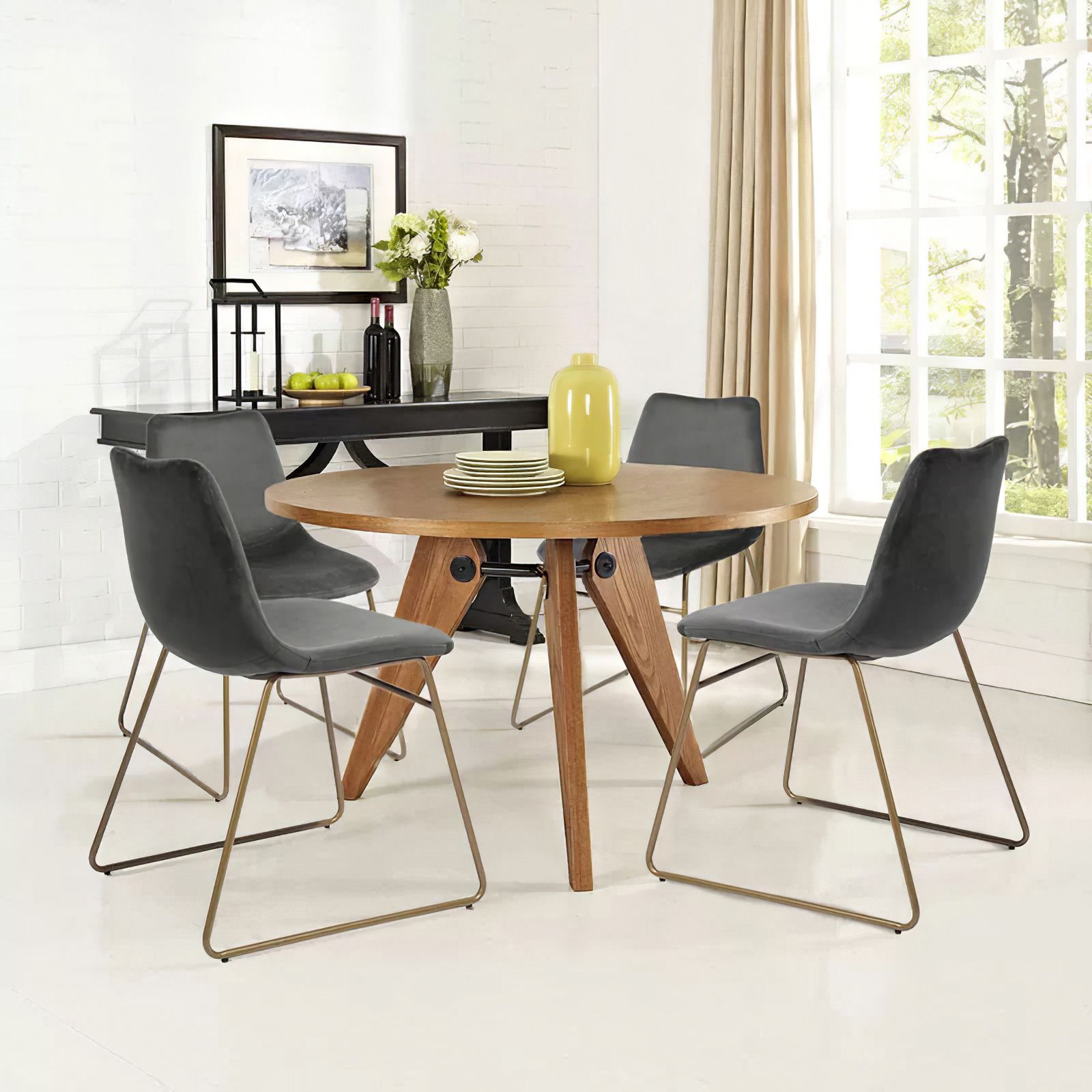 dining table chairs set of 2