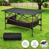 Folding Camping Table Portable Picnic Outdoor Foldable Desk Aluminium with Storage Carry Bag