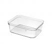 1pcs Stackable Pantry Organizer Bins,for Kitchen, Freezer, Countertops, Cabinets - Plastic Food Storage Container with Handles for Home and Office 13.5*18.5*6.2CM