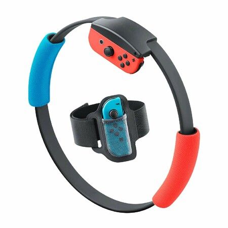 Leg Strap for Nintendo Switch Sports, Accessories Kit for Nintendo Switch Ring Fit Adventure, 1 Switch Leg Strap and 2 Ring-Con Grips (DOES NOT INCLUDE the RING)