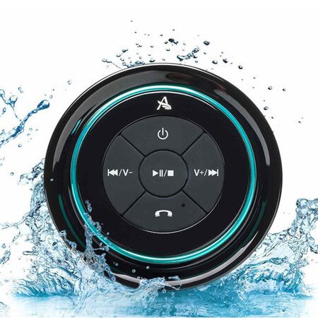 Bluetooth Shower Speaker IPX7 Waterproof Speaker with Suction Cup, Perfect Mini Wireless Speakers