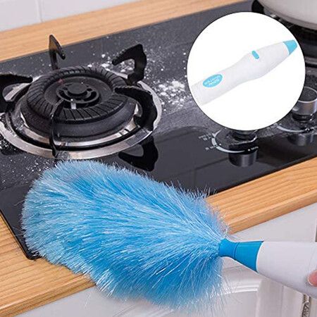 Electric Feather Duster Window Blinds Furniture Cleaning Tool Household Helper