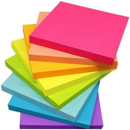 (16 Pack)Sticky Notes 3x3 Inches, Bright Colors Self-Stick Pads, Easy to Post for Home, Office, Notebook, 16 Pads/Pack