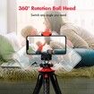 Tripod for iPhone, Flexible Camera Tripod with Remote for iPhone 12 XS,Samsung, Waterproof and Anti-Crack Phone Tripod Stand for GoPro, Portable Travel Tripod for Live Streaming Vlogging Video