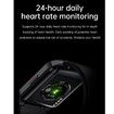 2022 NEW Watch Smart Heart Rate Sleep Monitor bluetooth call temperature detection Col.Black Steel Wristband
