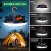 Newest Led Camping Light, 7500mAh Tent Light  with Hooks, IP65 Waterproof Emergency Light Power Bank Failure for Outdoors Hiking