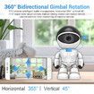 1080P Robot IP Camera 360 WiFi Wireless Camera Smart Home Video Surveillance