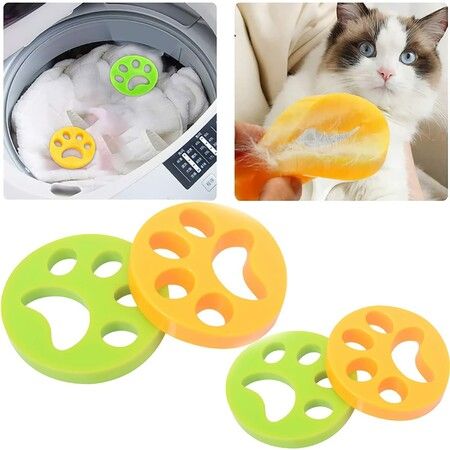 Pet Hair Remover for Laundry (2Pcs), Catcher for Laundry Clothes Bedding and Hair, Eco-Friendly & Reusable Hair Remover Ball for Washing Machine