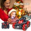 RC Standable Stunt Car for Boys and Girls - 4WD Remote Control Car Toys with 360° Rotating, Birthday Gifts for Kids Age 4-7 8-12 Year Old