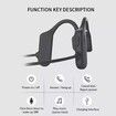 Bone Conduction Headphones Wireless Bluetooth 5.0 Earphones Comfortable Hook Ipx6 Waterproof Sports Headset With Microphone