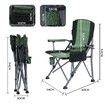 Camping Chair Folding Beach Outdoor Picnic Hiking Fishing Seating Portable Lightweight Green