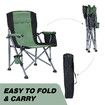 Camping Chair Folding Beach Outdoor Picnic Hiking Fishing Seating Portable Lightweight Green