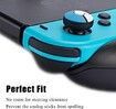 Thumb Grip Set Joystick Caps Compatible with Nintendo Switch/OLED/Lite Console,Silicone Analog Stick Caps for Switch Controllers Red+Blue,2 Pairs