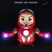 Iron Man Avenger Steel Machine Man Dancing LED Light Electric Music Toy