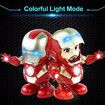 Iron Man Avenger Steel Machine Man Dancing LED Light Electric Music Toy