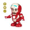 Iron Man Avenger Steel Machine Man Dancing LED Light Electric Music Toy