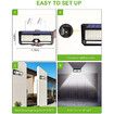 Solar Outdoor Lights - Motion Sensor 4000Lm 268 LEDs Solar Security Light with 3 Optional Modes and 4Wide Angle (1 Pack)