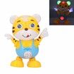 Dancing Robot Toy Cute Cartoon Tiger, Electric Light Music Safe Durable For Kids