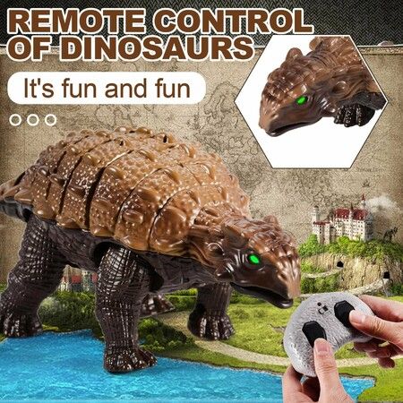 Dinosaur Remote Control Electric Simulation Ankylosaurus Back Toy For Children