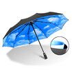 Windproof Travel Umbrella - Wind Resistant, Small for Rain - Men and Women