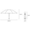 Automatic Umbrella With Reflective Led Flashlight Reverse Stripe Light Umbrella