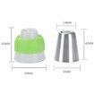 Cake Piping Nozzles Set 12 Russian Cake Decorating Nozzles 2 Small Flower Nozzles 2 Couplers 10 Disposable Bags 1 Icing Bag Cake Decorating Tools