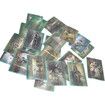 Tarot Cards Hologram Paper Divination Card English Version Fate Divination Game Cards