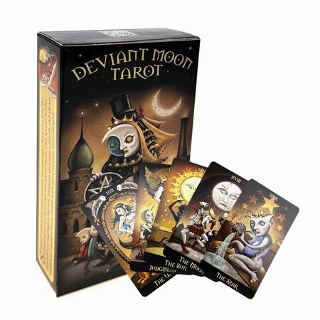 78Pcs English Board Game Deviant Moon Tarot English Version Card For Party And Household Use